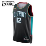 Detroit Pistons Trikot Tobias Harris Nike 2025-26 City Edition Schwarz Swingman - Kinder